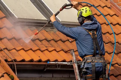 Démoussage et hydrofuge de toiture à Congrier